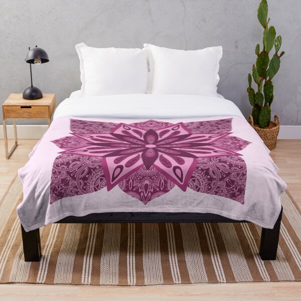 Item preview, Pink flower mandala. designed and sold by Jaded Willow.