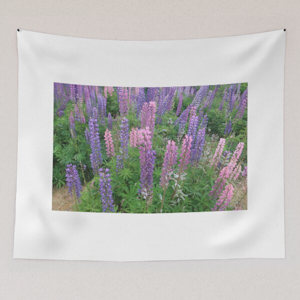 Item preview, Pink and Purple Lupins, Flowers Native to New Zealand designed and sold by izzy8793.