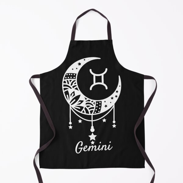 Item preview, Gemini Zodiac Crescent Moon Astrological Graphic designed and sold by DesignHouse07.