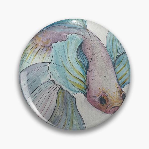 Item preview, Bettafish_watercolor designed and sold by nora williams.