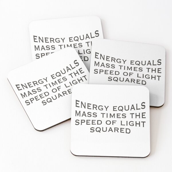 Item preview, Einstein’s theory of relativity Energy equals mass times the speed of light squared designed and sold by I Am Skye With An E.