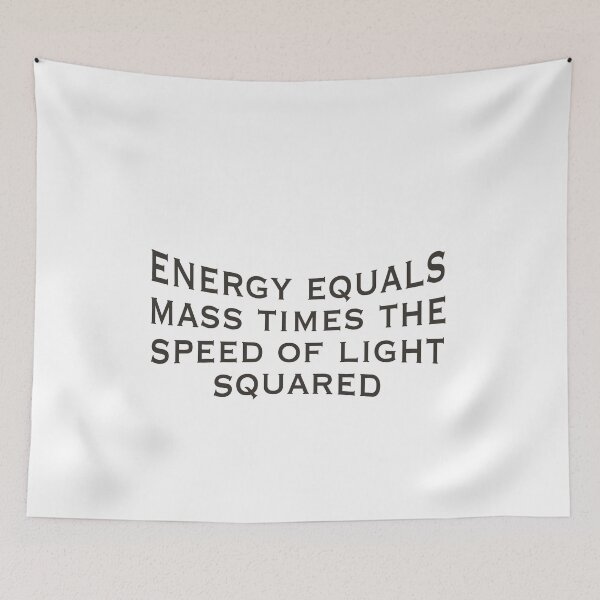 Item preview, Einstein’s theory of relativity Energy equals mass times the speed of light squared designed and sold by I Am Skye With An E.