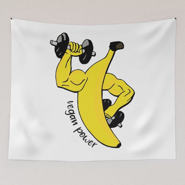 Item preview, Vegan power - Banana designed and sold by FrankoAdventure.