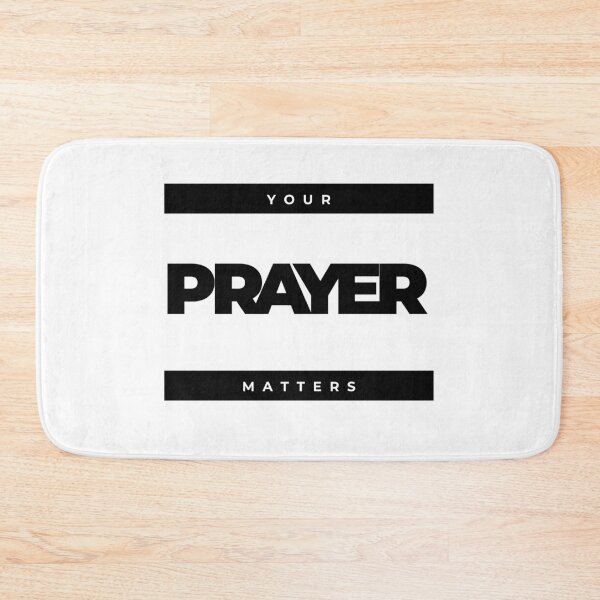 Item preview, Your prayer matters black and white designed and sold by missionbear.