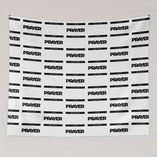 Item preview, Your prayer matters black and white designed and sold by missionbear.