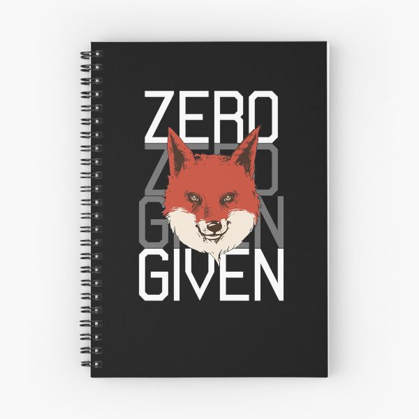 Item preview, Zero Fox Given Retro Animal Fox Pun Funny Saying designed and sold by ChromanautMerch.