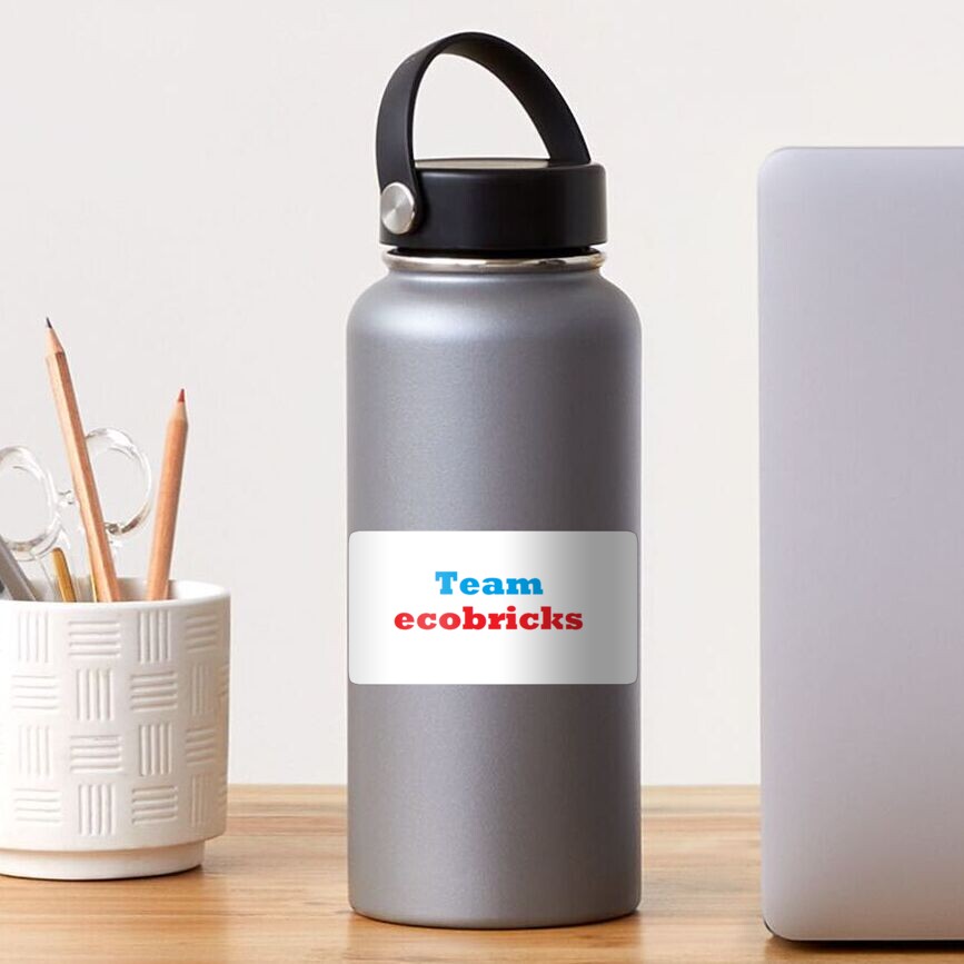 Team ecobricks World Wide Sticker