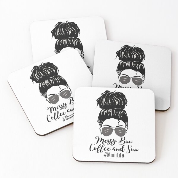 Item preview, Messy Bun Coffee and Sun Mom Life designed and sold by IslandDrip.