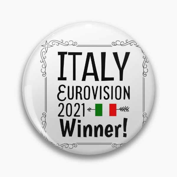 Item preview, ITALY Eurovision Winner 2021 designed and sold by HorizonDesignz.