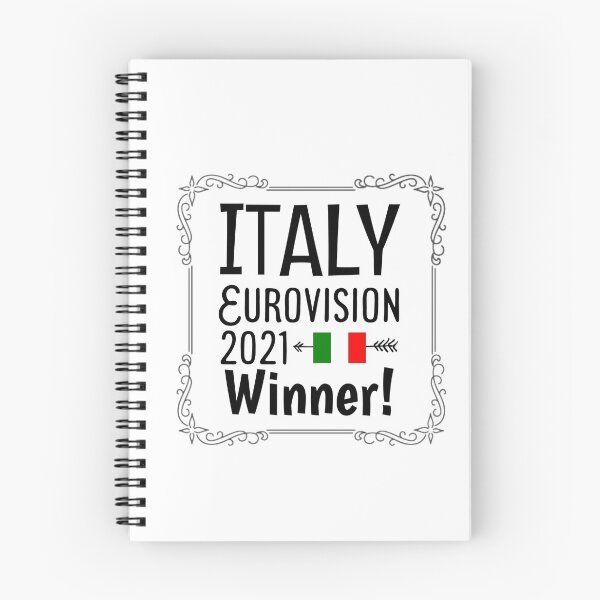 Aperçu de l'œuvre ITALIE Vainqueur Eurovision 2021 créée et vendue par HorizonDesignz.