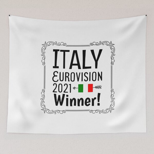 Item preview, ITALY Eurovision Winner 2021 designed and sold by HorizonDesignz.