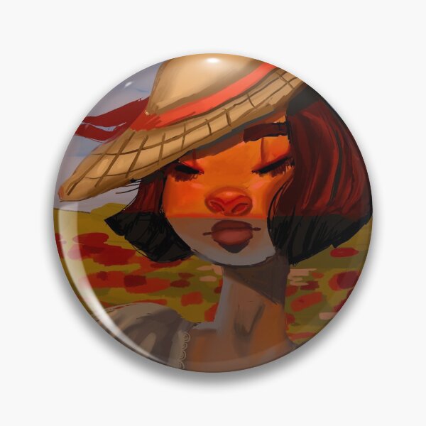 Item preview, Beautiful girl at sunset in a field of flowers designed and sold by HibiscusHeron.