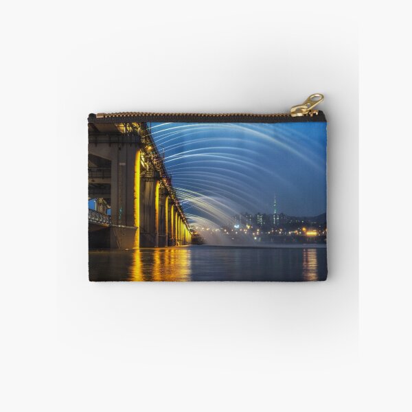 Item preview, Banpo Bridge Fountain Show at night designed and sold by aaronchoi.