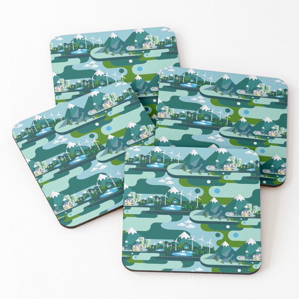 Item preview, Coasters (Set of 4) designed and sold by MarcSabuncu.