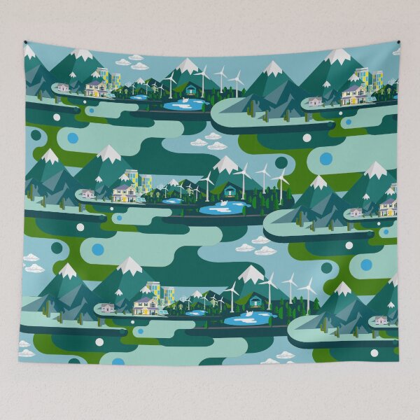 Item preview, Landscape Pattern  designed and sold by MarcSabuncu.