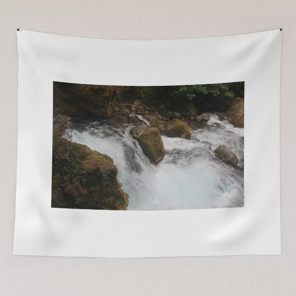 Item preview, Water Rushes Down a Stream on a Hike in New Zealand designed and sold by izzy8793.