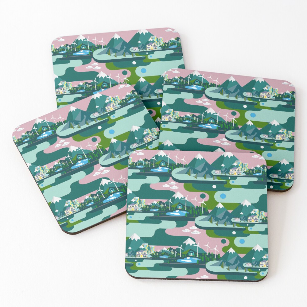 Item preview, Coasters (Set of 4) designed and sold by MarcSabuncu.