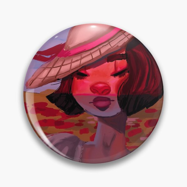 Item preview, Beautiful girl at sunset in a field of flowers designed and sold by HibiscusHeron.