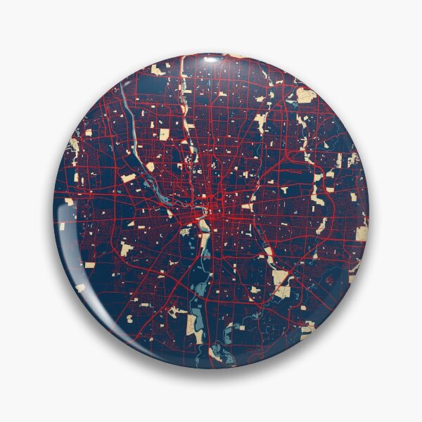 Item preview, Columbus City Map of Ohio, USA - Hope designed and sold by deMAP.