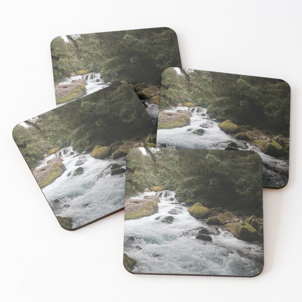 Item preview, Water Rushes Down a Rocky Stream on a Hike in New Zealand designed and sold by izzy8793.