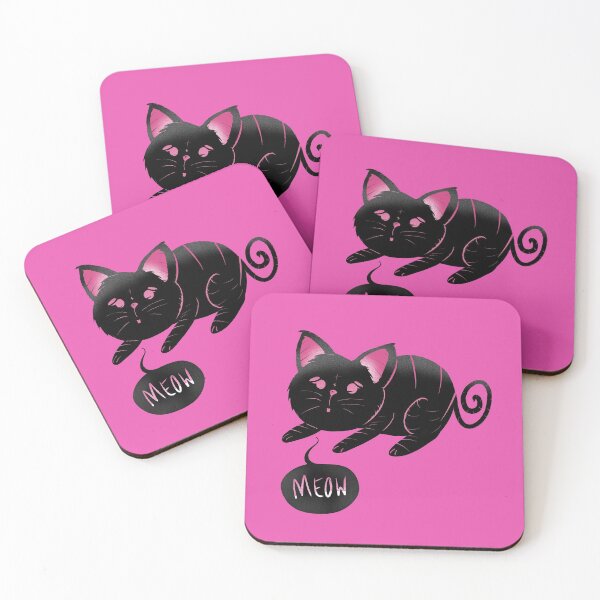 Item preview, Pink Meow designed and sold by pardonmyjargon.