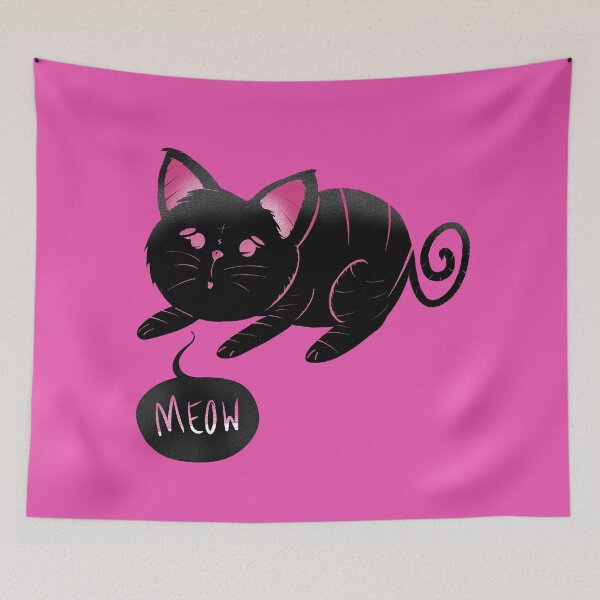 Item preview, Pink Meow designed and sold by pardonmyjargon.