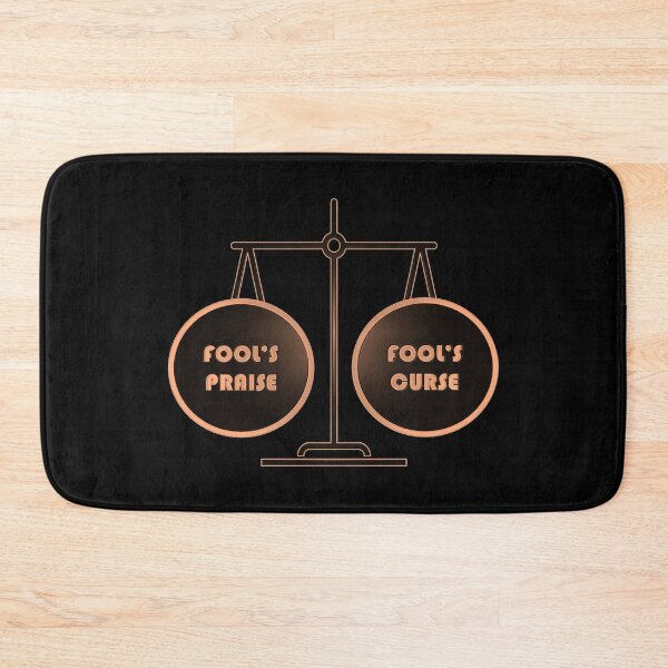 Item preview, Fool's Praise = Fool's Curse designed and sold by Boakes-Digital.