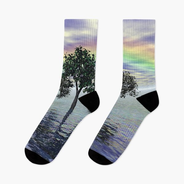 Item preview, Flooded trees and rainbows designed and sold by rlatnwls.