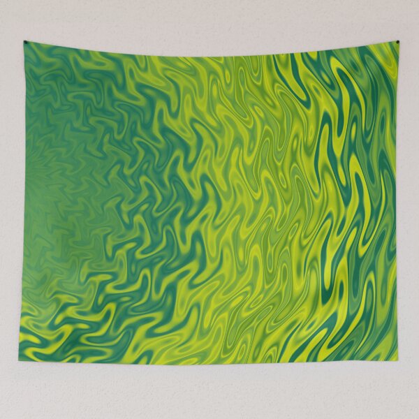 Item preview, Ripples Fractal in Greens designed and sold by charmarose.