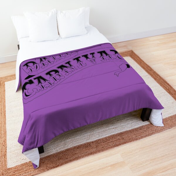 Dark Carnival (Black Outline) Comforter
