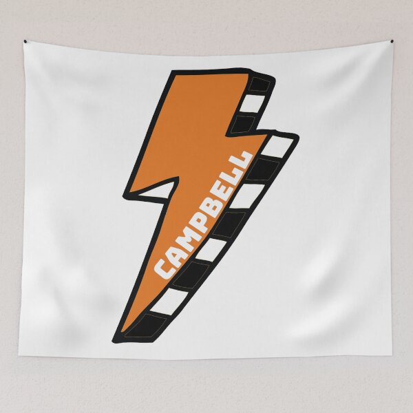 Aperçu de l'œuvre Campbell University Lightning Bolt créée et vendue par kkosmicki.