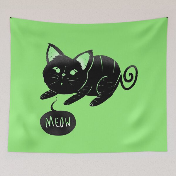 Item preview, Green Meow designed and sold by pardonmyjargon.