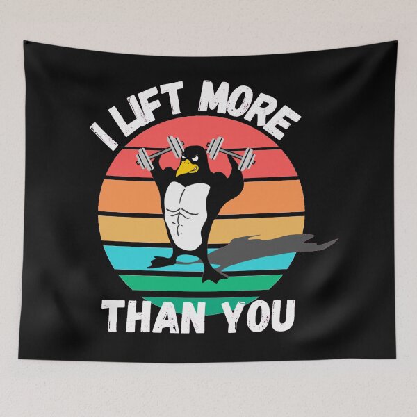 Item preview, Bodybuilding Penguin Can You Lift The Same designed and sold by Sonatablue.