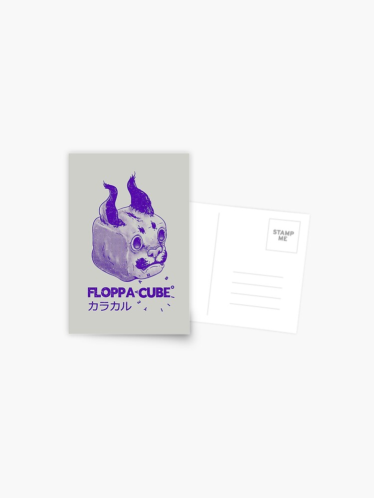 Da Big Floppa - New Rapper with King Crown | Floppa Cube Flop Flop Happy  Floppa Friday Drip | Fun | Original Art Pet Mat Bandana Cat | Art Print