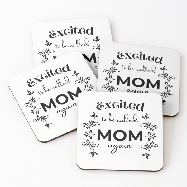Item preview, Excited To Be Called Mom Again designed and sold by Zenith-capitis.