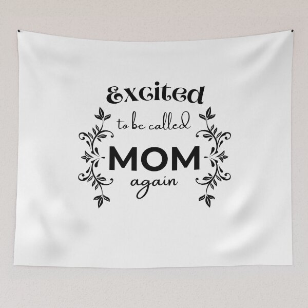 Item preview, Excited To Be Called Mom Again designed and sold by Zenith-capitis.
