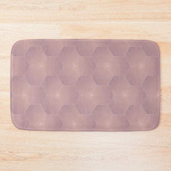 Item preview, Pastel Pink Hexagonal Pattern designed and sold by CiaraPrints.