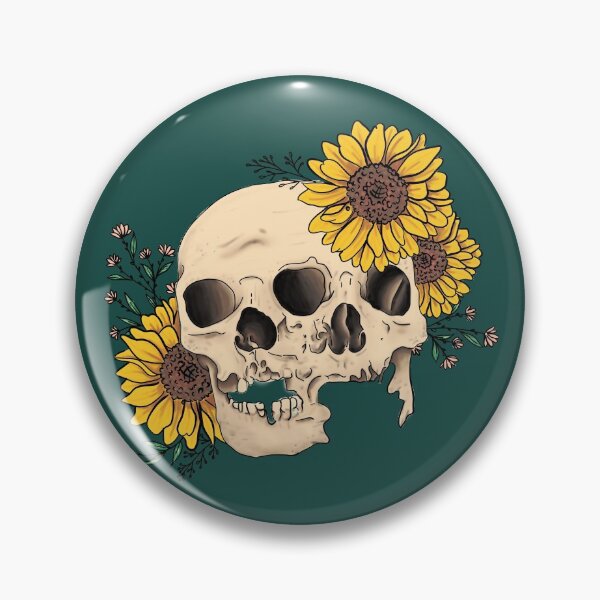 Item preview, Infused Skulls with flowers designed and sold by Bogturtle21.