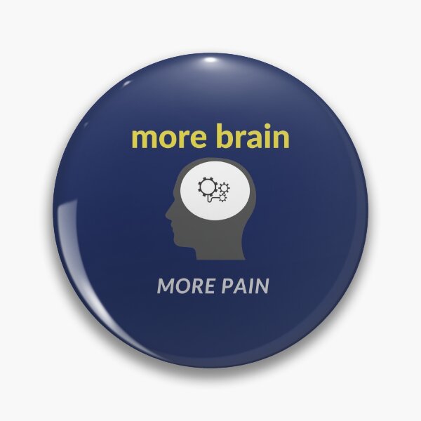 Item preview, More brain more pain designed and sold by Emma's New York Magic.