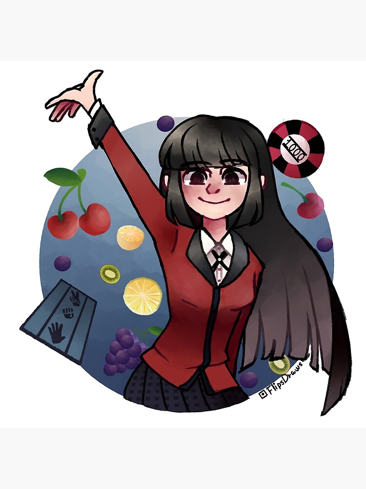 I drew Jabami Yumeko from Kakegurui!!! : anime