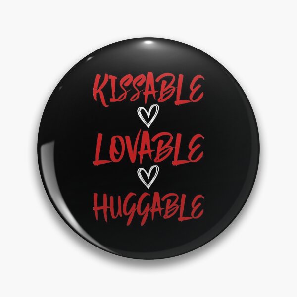 Item preview, kissable Lovable Huggable designed and sold by Bendthetrend.