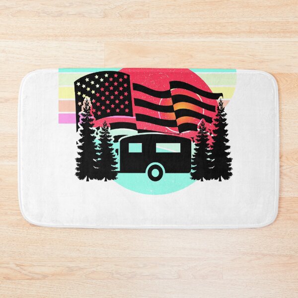 Item preview, Travel Gangster (vacation trailer sunset flag) designed and sold by HamiltonmagicTs.