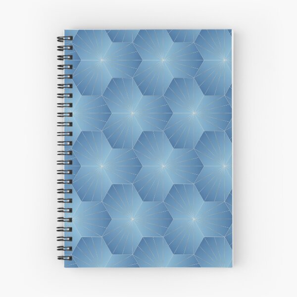 Aperçu de l'œuvre Motif hexagonal bleu royal créée et vendue par CiaraPrints.