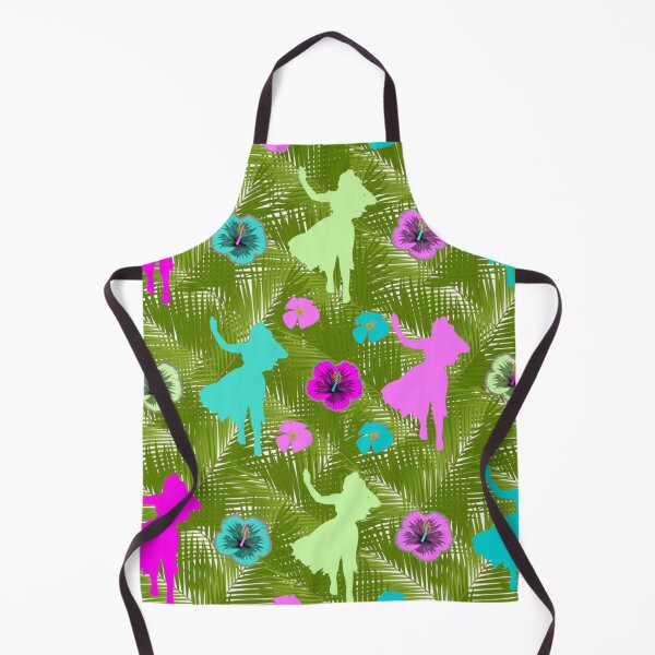 Item preview, Beautiful Hula Dancer with Flowers Pattern & Pastel Colors! - White Background designed and sold by Apartment12.