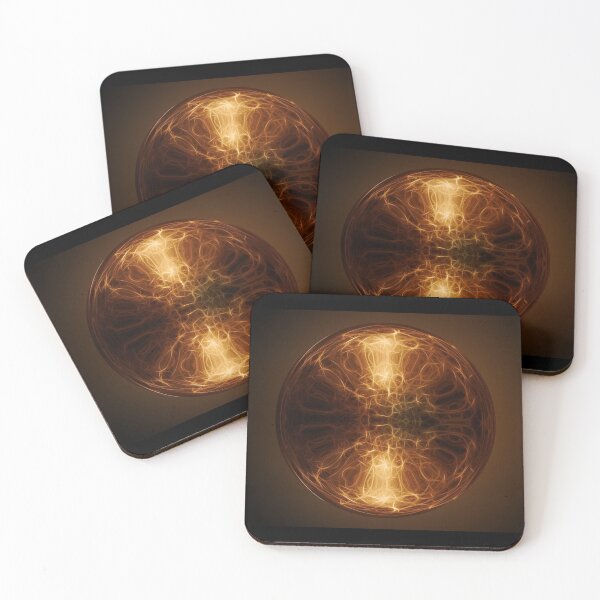 Item preview, Metallic Bronze Abstract Circle Design designed and sold by EarthArtDesigns.