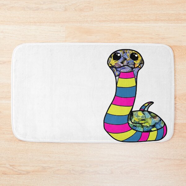 Item preview, Pansexual Pride Snake designed and sold by BuzzySpaceBee.