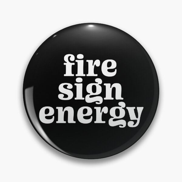 Item preview, fire sign energy - zodiac - white w/ black background designed and sold by scribblesbysar.