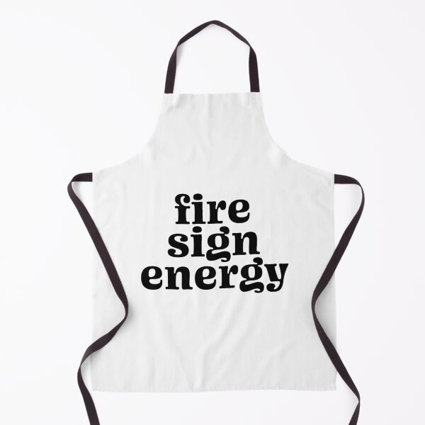 Item preview, fire sign energy - zodiac - black designed and sold by scribblesbysar.