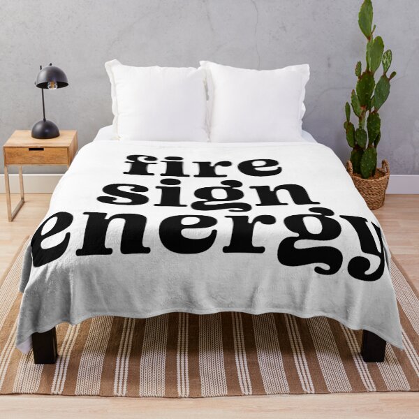Item preview, fire sign energy - zodiac - black designed and sold by scribblesbysar.