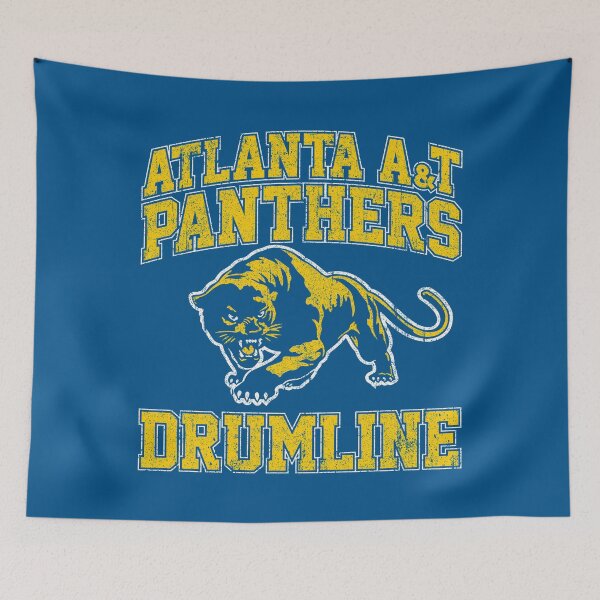 Aperçu de l'œuvre Ligne de batterie Atlanta A&T Panthers créée et vendue par huckblade.